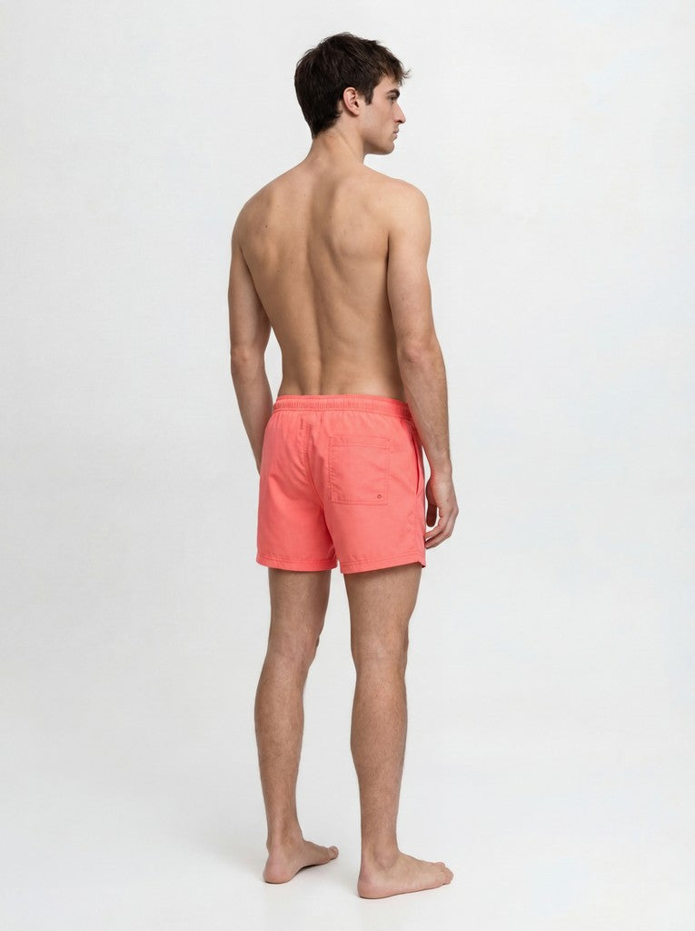 Jpstmaui Tropic Solid Swim Shorts Reg Sn - Koraal Rood