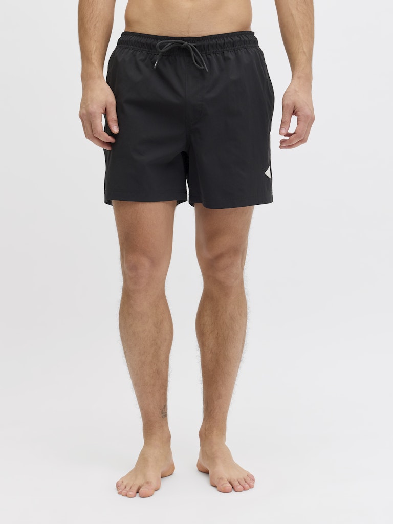 Jpstmaui Tropic Solid Swim Shorts Reg Sn - Zwart