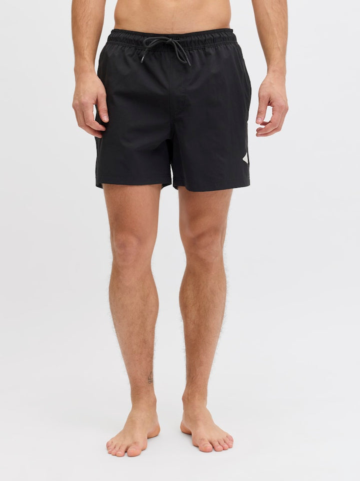 Jpstmaui Tropic Solid Swim Shorts Reg Sn - Zwart