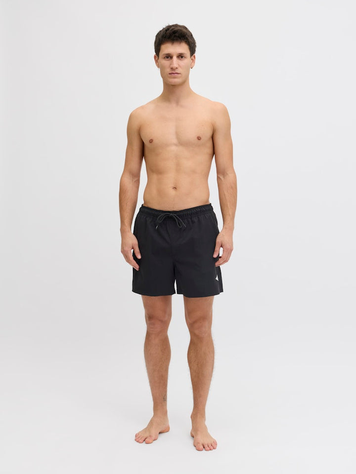 Jpstmaui Tropic Solid Swim Shorts Reg Sn - Zwart