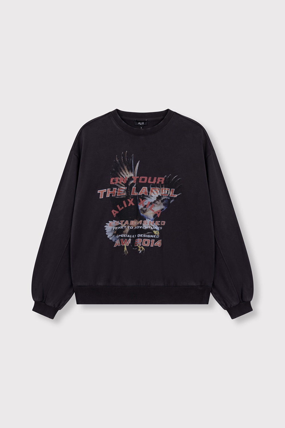 Alix the label sweater dames antraciet