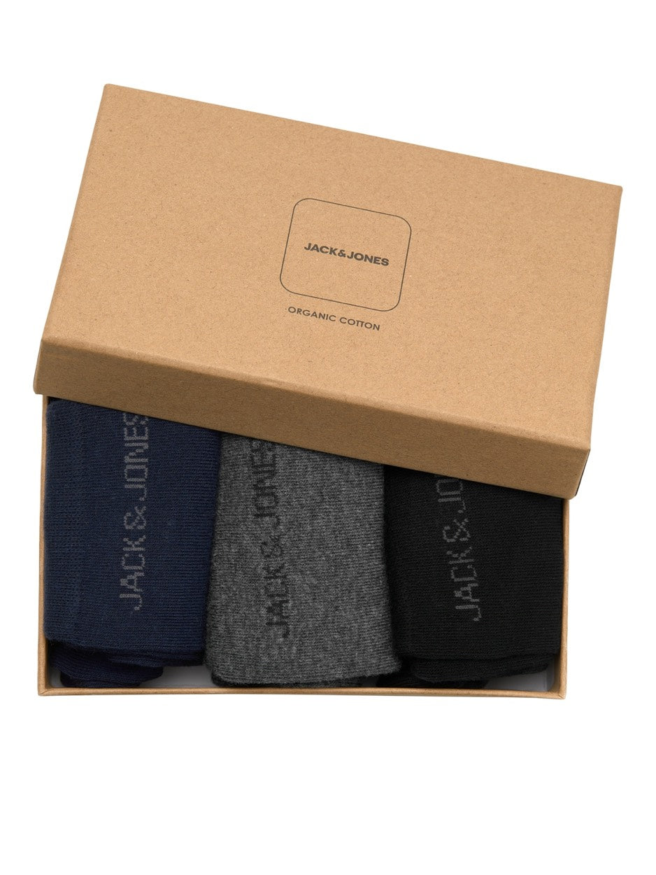 Jacarbo Organic Sock Giftbox - Navy