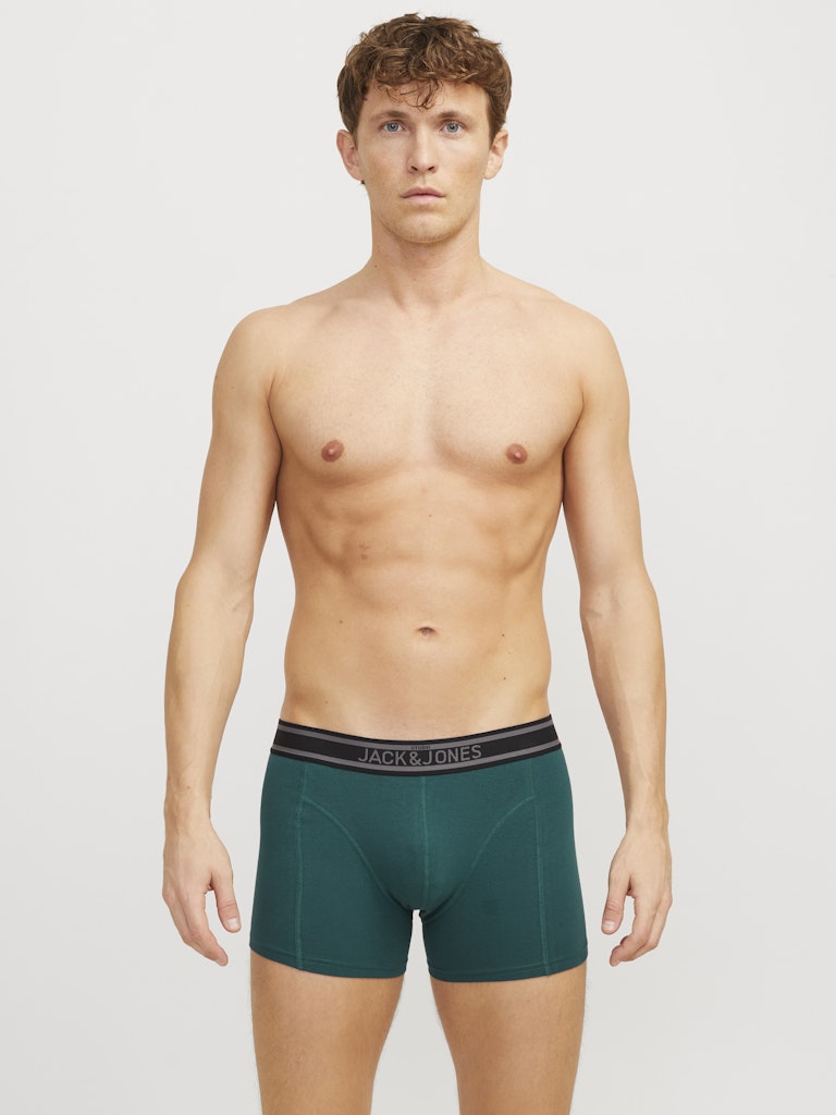 Jacaiden Solid Trunks 3 Pack Sn - Groen Dessin