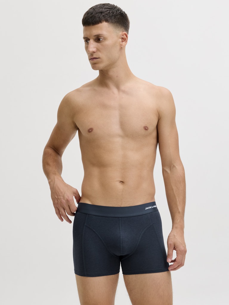 Jacbasic Bamboo Trunks 3 Pack Noos - Groen Dessin