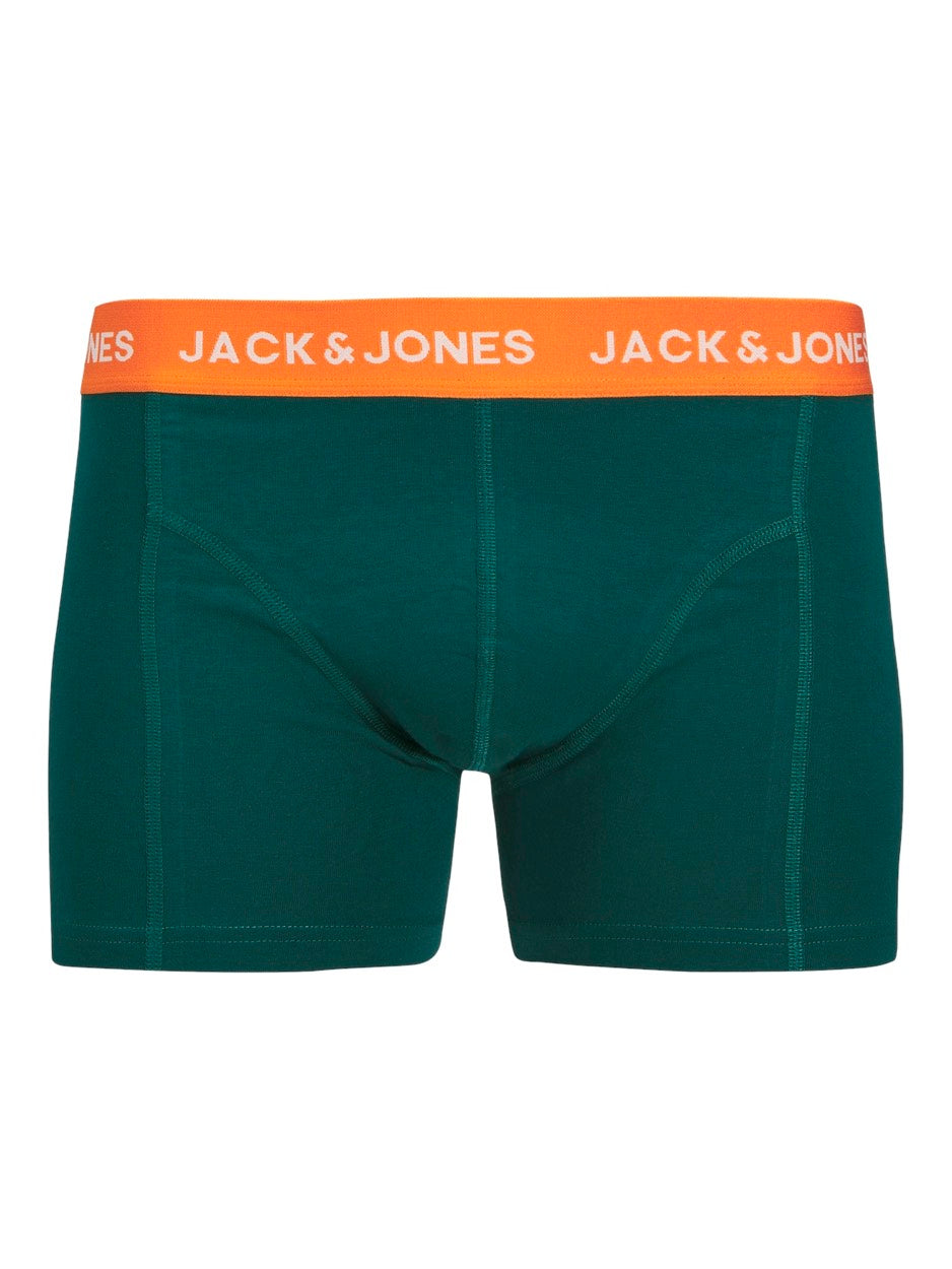 Jacmick Solid Trunks 3 Pack Ln Styd - Blauw Dessin