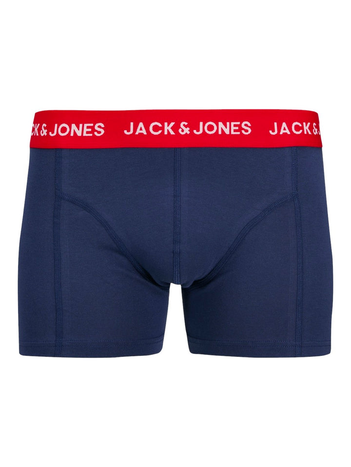 Jacmick Solid Trunks 3 Pack Ln Styd - Blauw Dessin