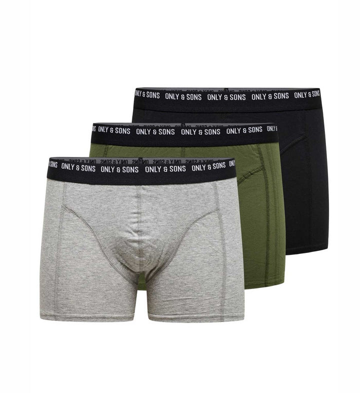 Jacrichard Trunks 3 Pack Sn - Zwart