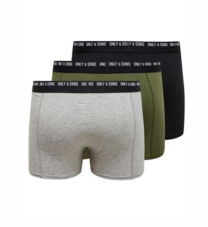 Jacrichard Trunks 3 Pack Sn - Zwart