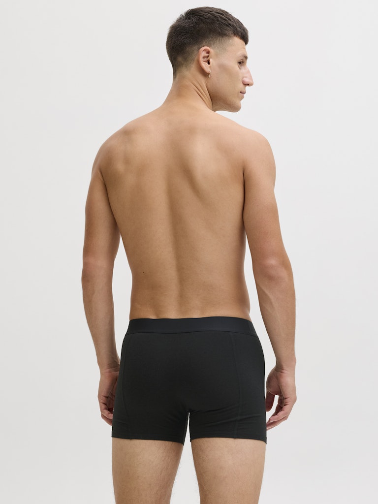 Jacbasic Bamboo Trunks 3 Pack Noos - Zwart