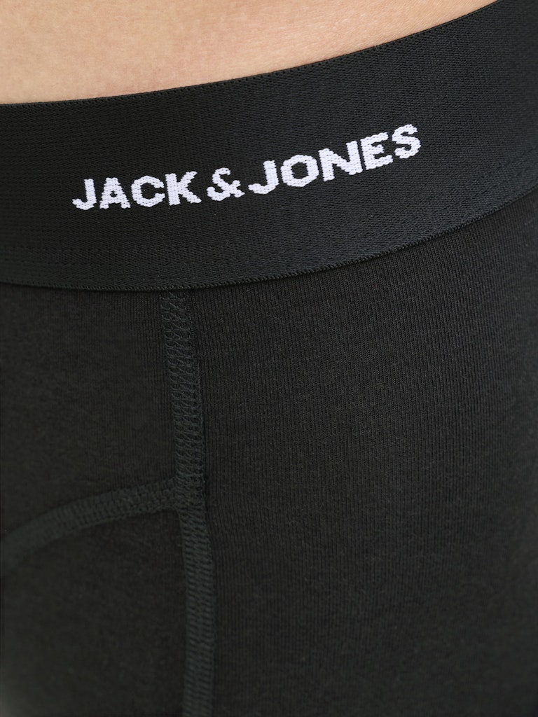 Jacbasic Bamboo Trunks 3 Pack Noos - Zwart