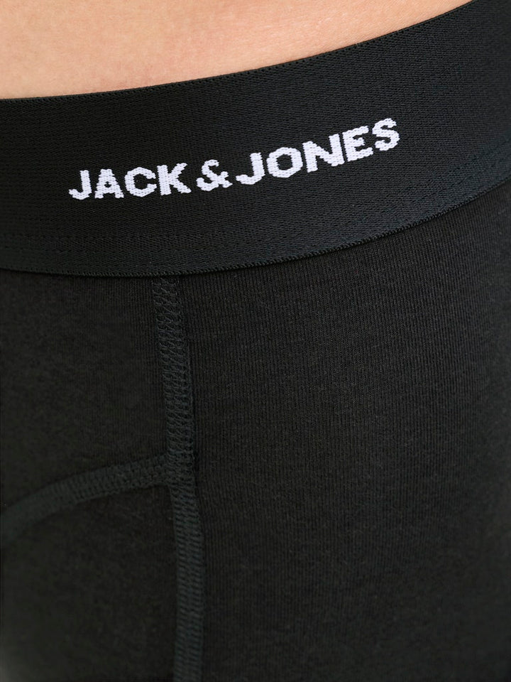 Jacbasic Bamboo Trunks 3 Pack Noos - Zwart