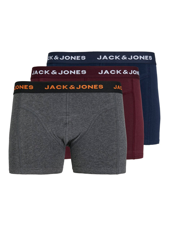 Jacblack Friday Trunks 3 Pack - Antraciet