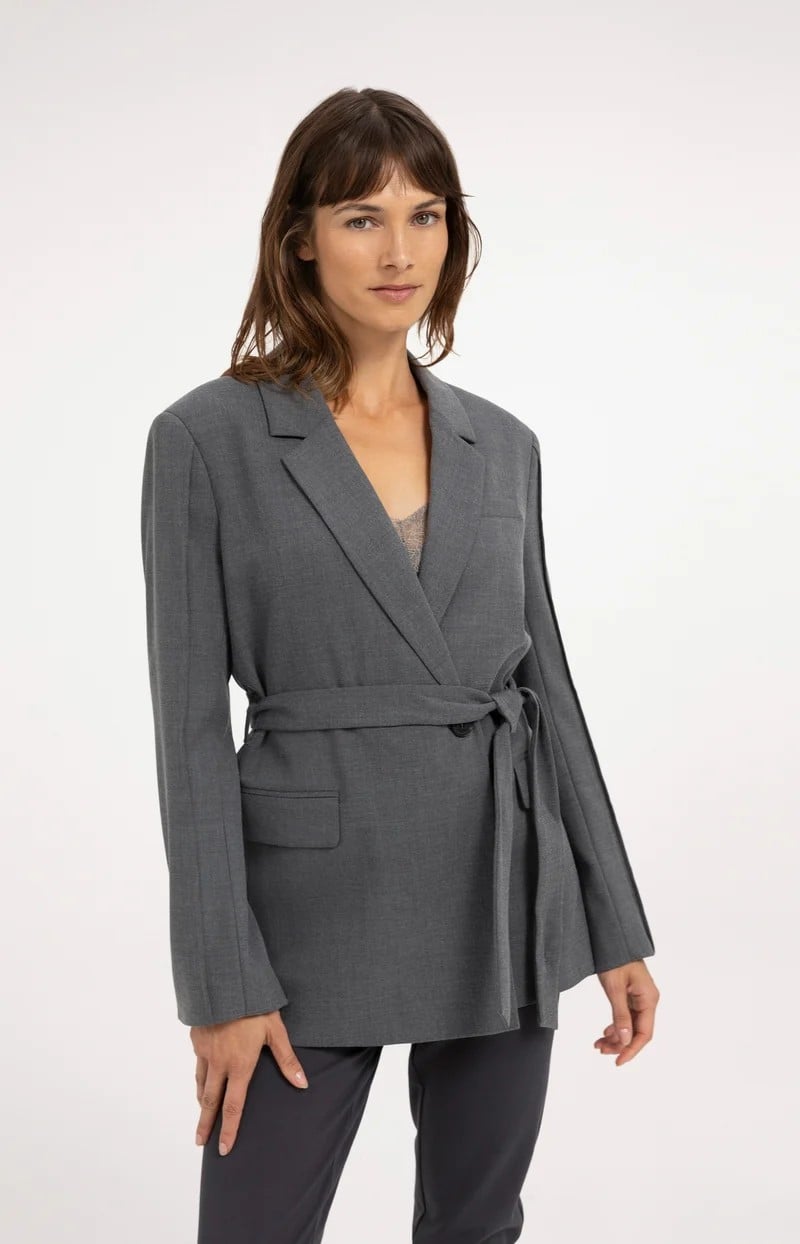 YAYA Women 01-501088-610 blazer dames grijs