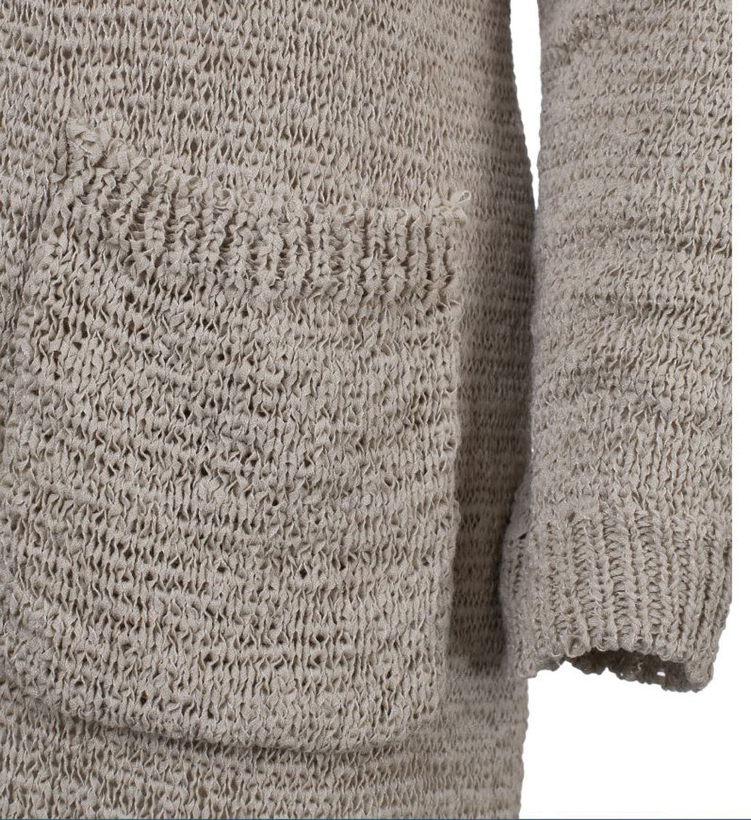 YAYA Women 01-010171-608 vest gebreid zand – dames