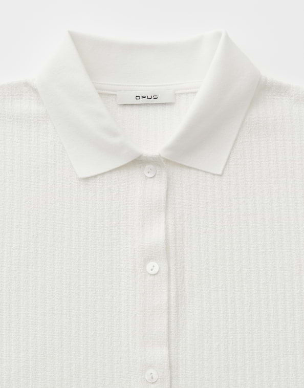 Opus Somelli t-shirt off-white – dames