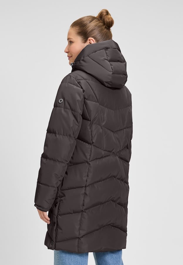 Covered winterjas dames zwart – Adele