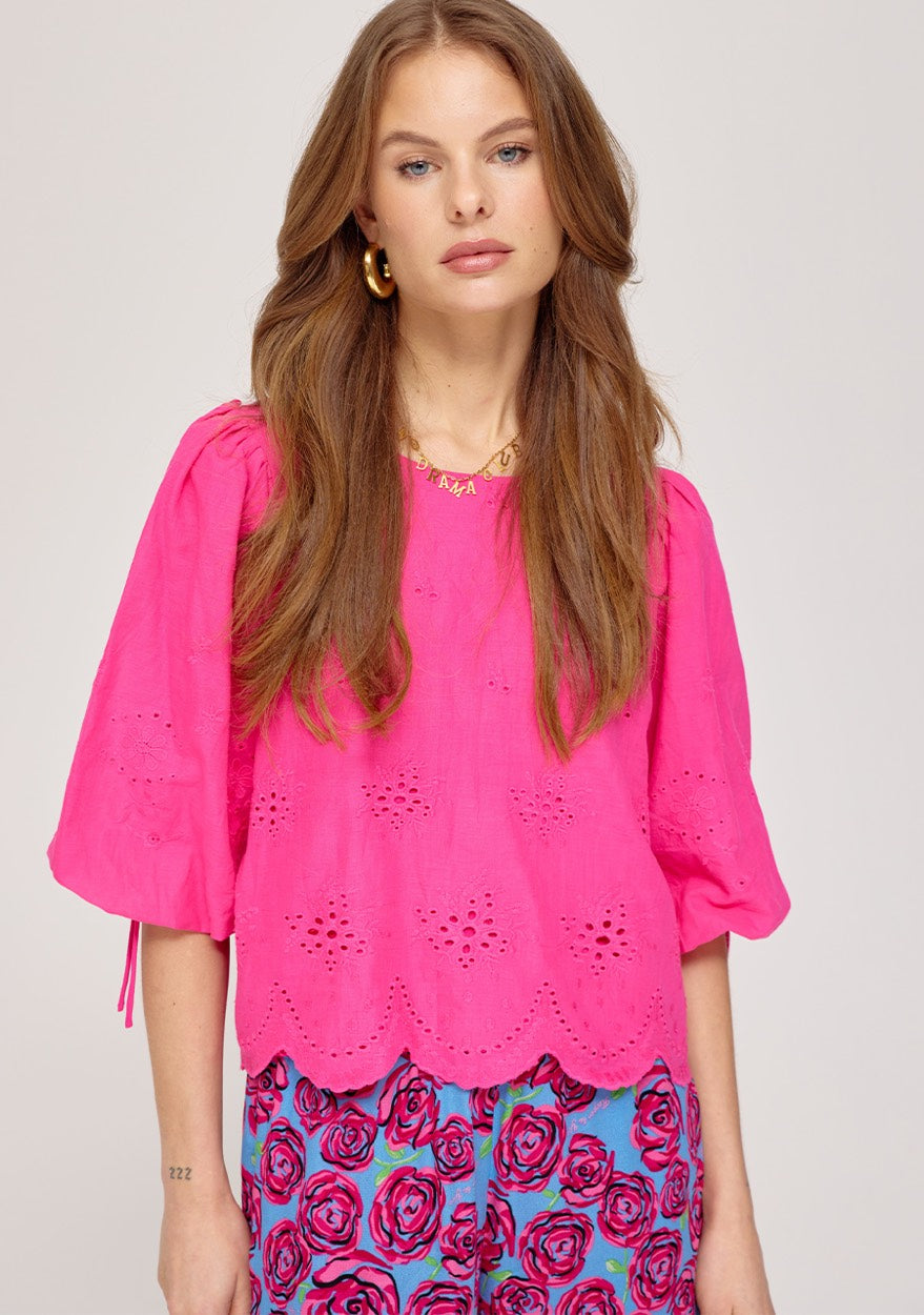 Harper and Yve SS25P609 top roze – dames