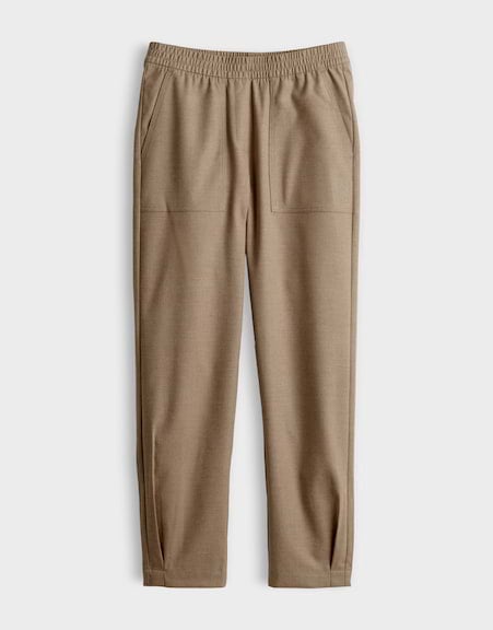 Opus Myha tradition 10617614465106 lange broek dames licht bruin