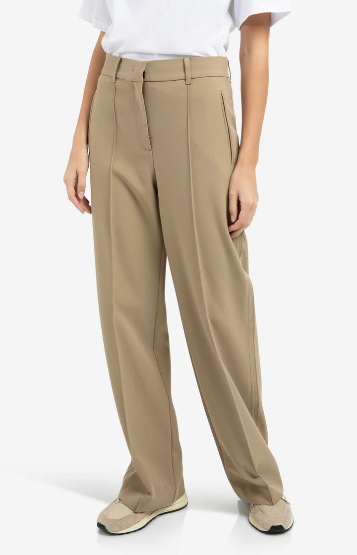 YAYA Women lange broek kaki – dames