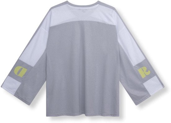 Refined department t-shirt l/m dames zilverkleurig