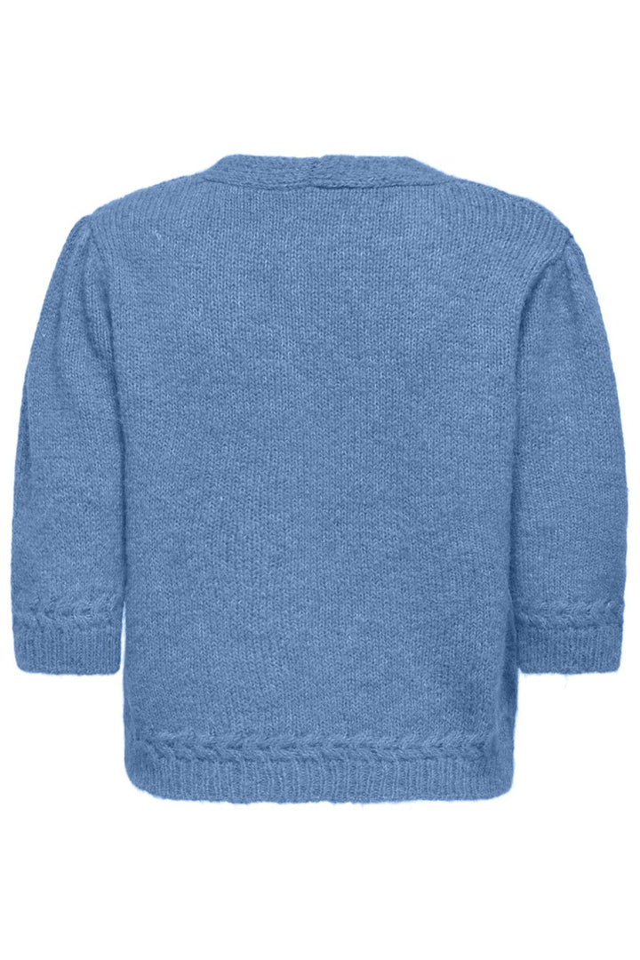 Only Starla vest gebreid dames lichtblauw