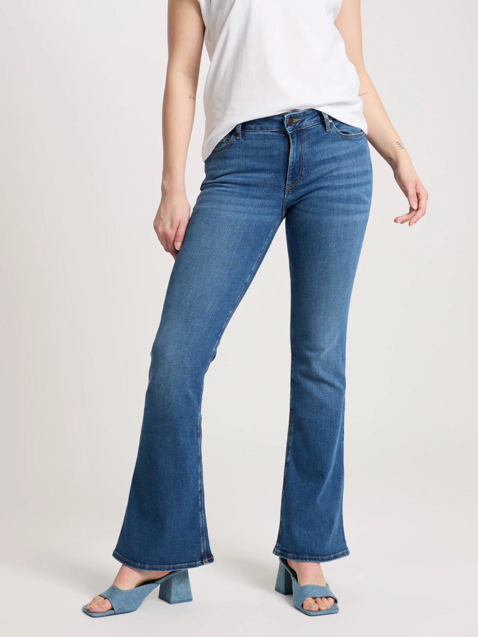 Cross Jeans P 433-022 slim fit jeans dames – blue denim - L32