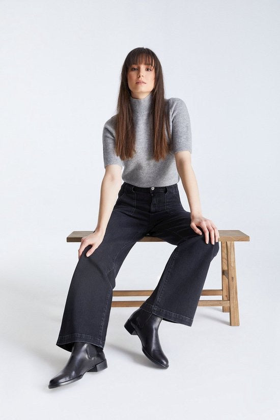 COJ Maxime jeans loose fit dames – black denim - 30