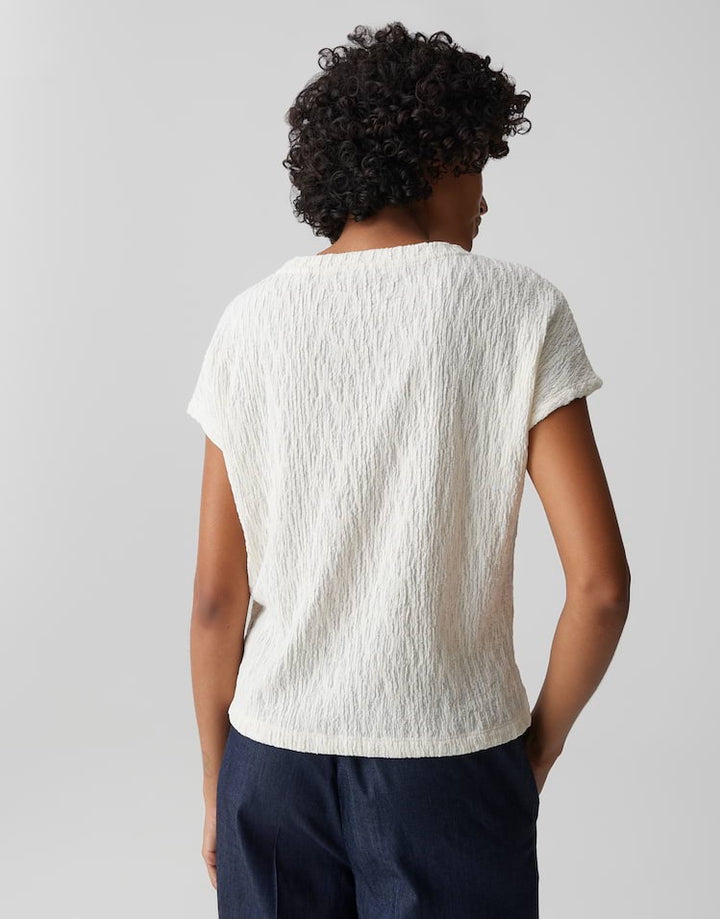 Opus Sistruk T-shirt off-white – dames