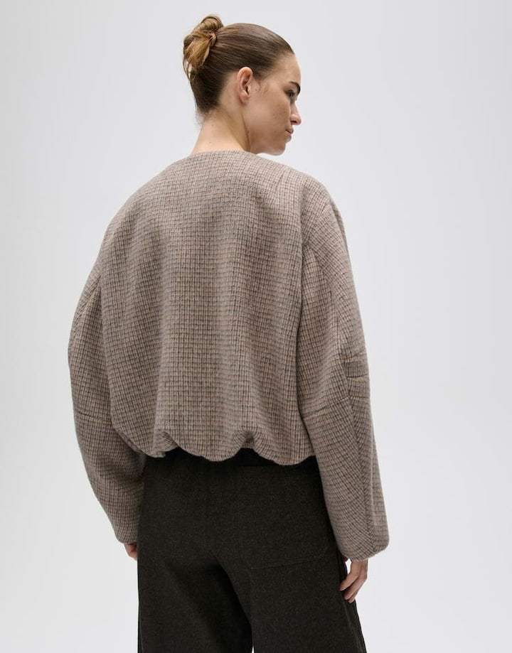 Opus Hessina 10616714451460 tussenjas dames bruin dessin