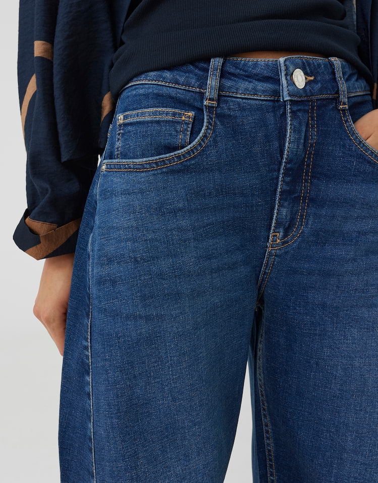 Opus Lolah joy 10534513878482 jeans low croth-baggy fit blue denim - L28