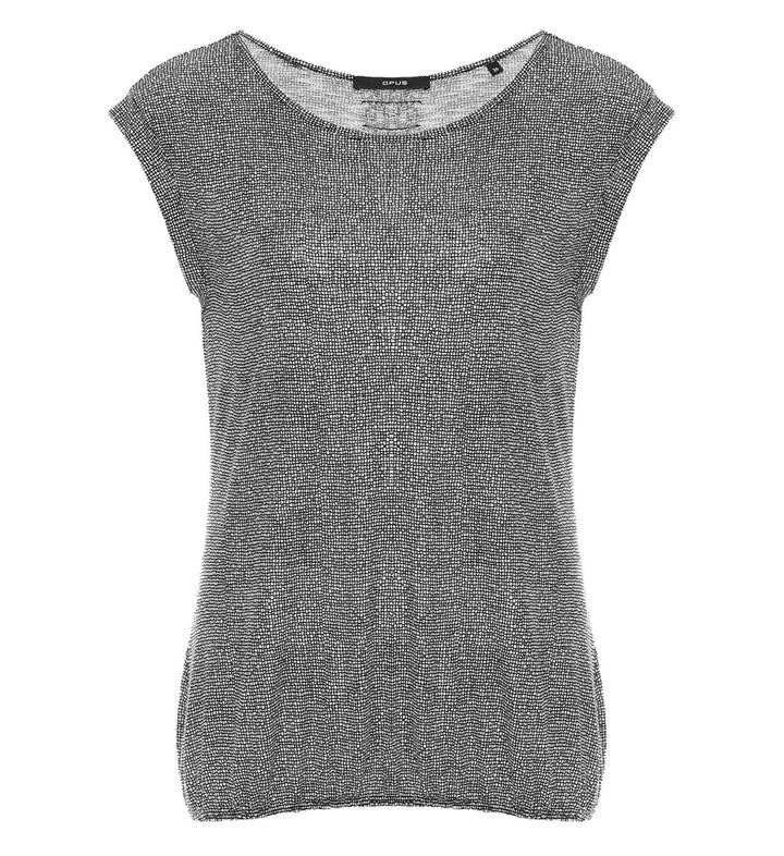 Opus Sokaro 10577814405444 t-shirt zwart – dames