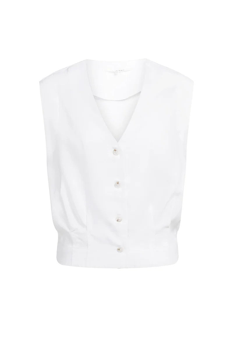 YAYA Women 01-201225-606 blouse z/m dames wit