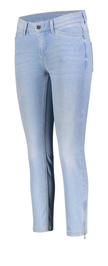 MAC DREAM SUMM 7/8 broek denim dames – blauw denim - Blue Denim