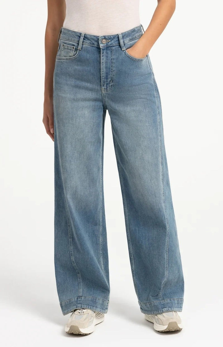 YAYA Women 01-311156-609 jeans loose fit blue denim