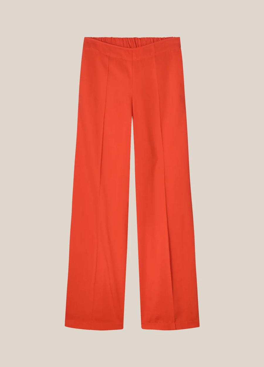 Summum lange broek dames koraal rood