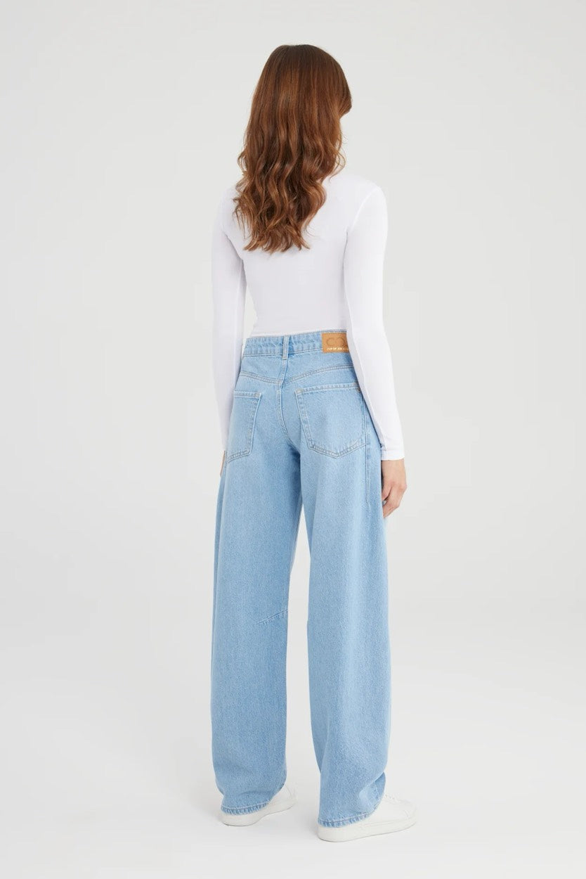 COJ Clara jeans loose fit dames – blue denim - L32