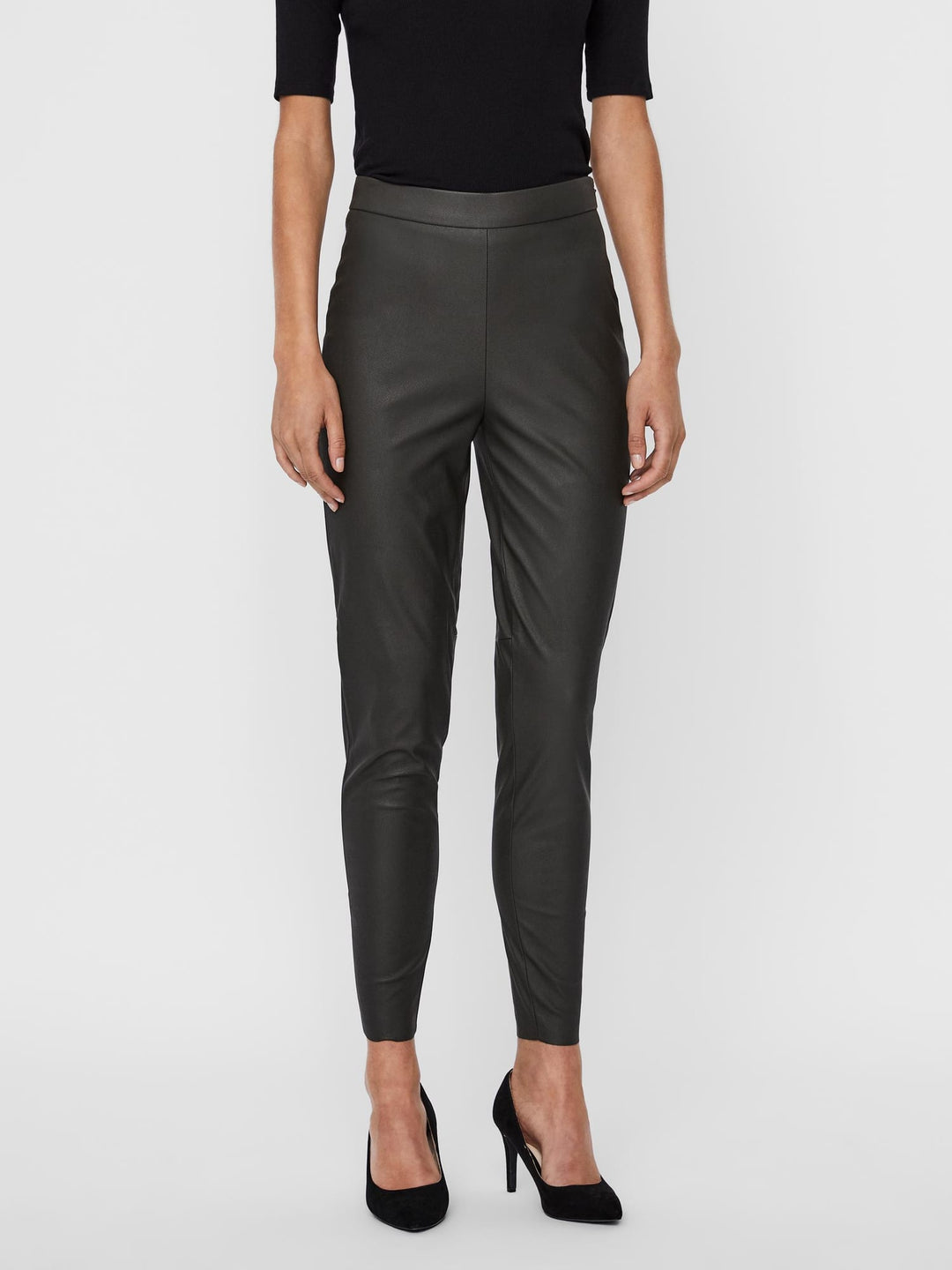 VERO MODA VMJANNI HW PU legging groen – dames
