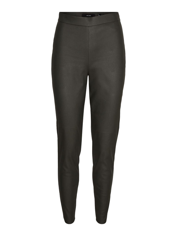VERO MODA VMJANNI HW PU legging groen – dames