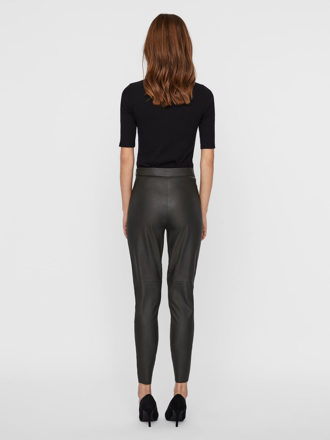 VERO MODA VMJANNI HW PU legging groen – dames