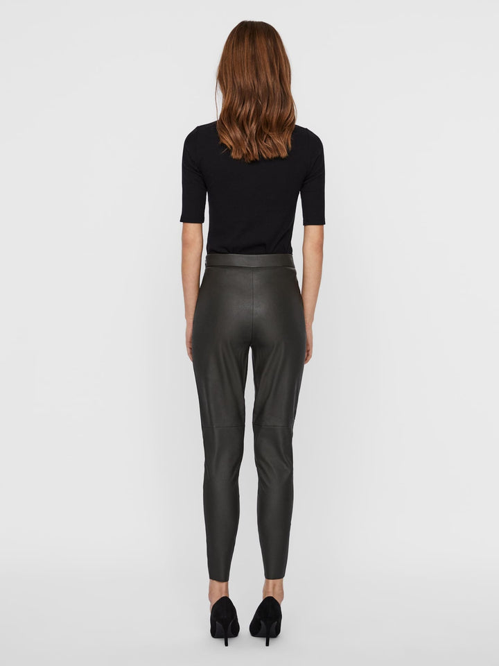 VERO MODA VMJANNI HW PU legging groen – dames
