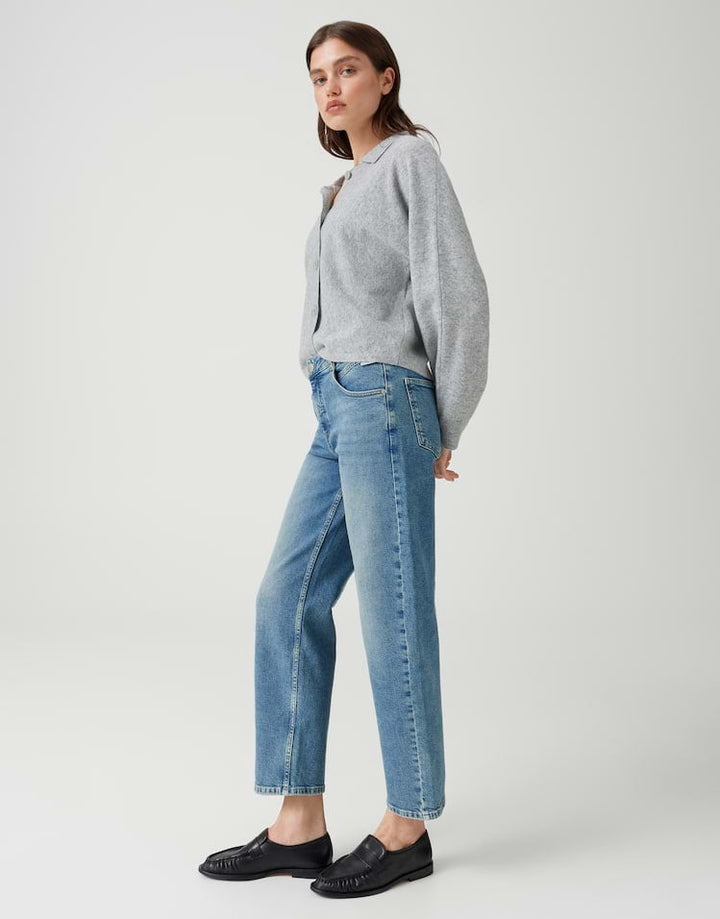Opus Minah honesty 10607213982248 jeans regular-straight fit blue denim - L28