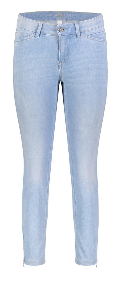 MAC DREAM SUMM 7/8 broek denim dames – blauw denim - Blue Denim