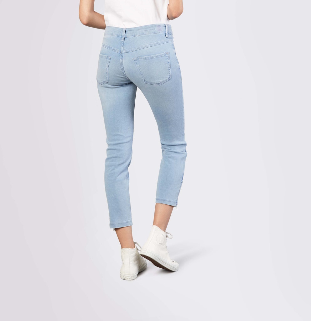 MAC DREAM SUMM 7/8 broek denim dames – blauw denim - Blue Denim