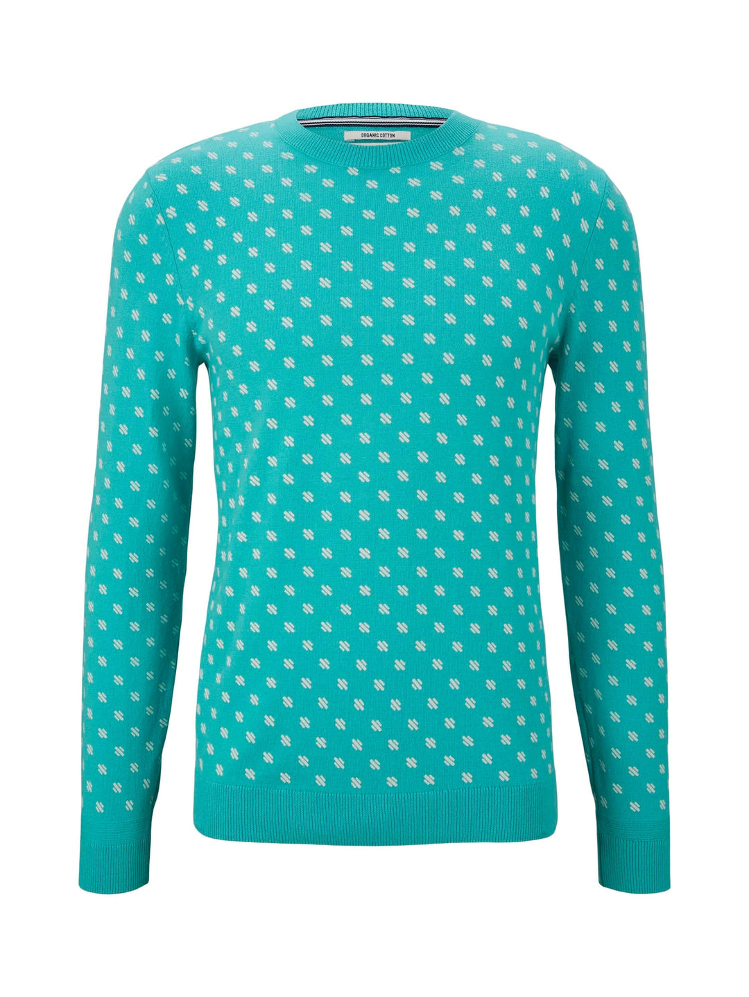 Tom Tailor printed sweater mint – heren