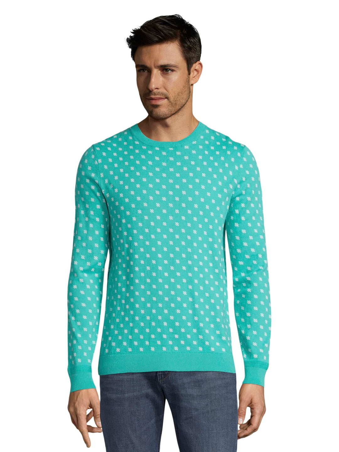 Tom Tailor printed sweater mint – heren