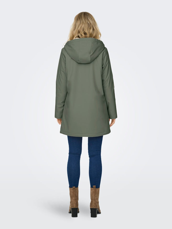 Only regenjas dames olijf – 15206116 Sally