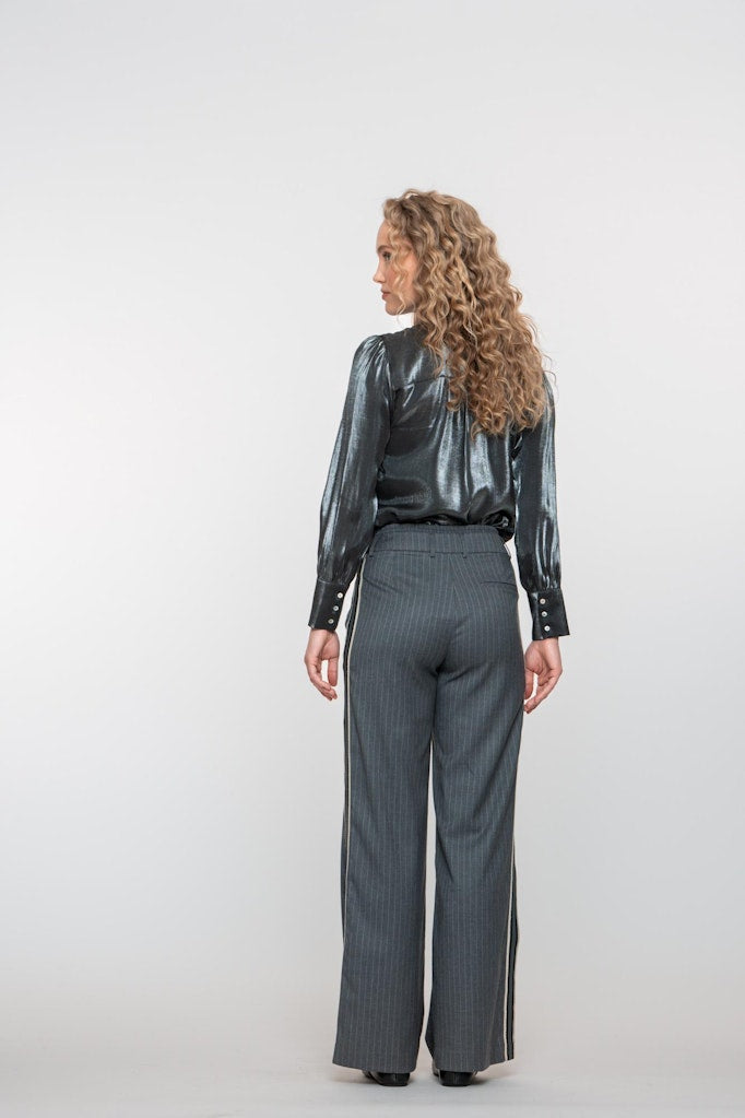 Geisha dames lange broek grijs dessin – 51508-10