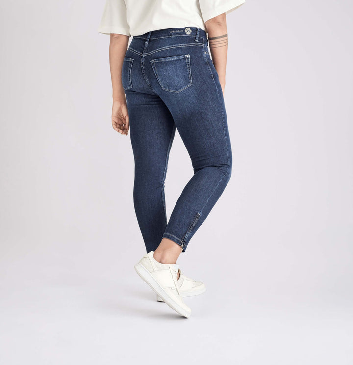 MAC DREAM CHIC 7/8 broek denim dames – blue denim