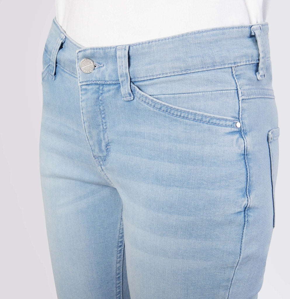 MAC DREAM SUMM 7/8 broek denim dames – blauw denim - Blue Denim