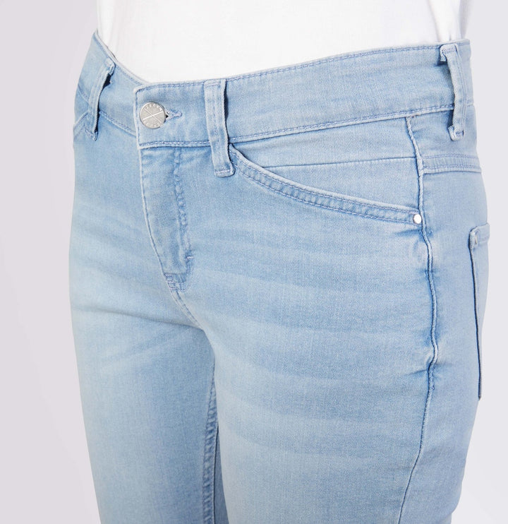 MAC DREAM SUMM 7/8 broek denim dames – blauw denim - Blue Denim